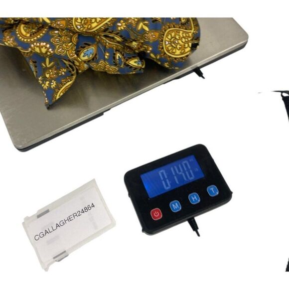 Boden Womens Pants UK 12 US 8 Gold blue Paisley Wide Leg Trousers R0305 NWT - Picture 11 of 11